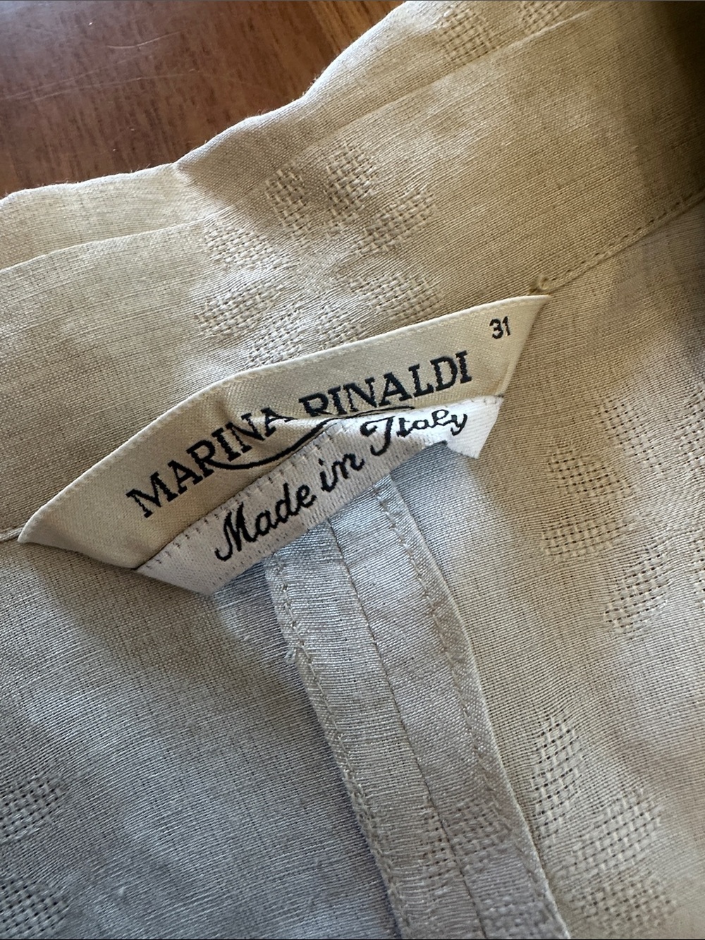 MARINA RINALDI Linen Tunic - Picture 2 of 5